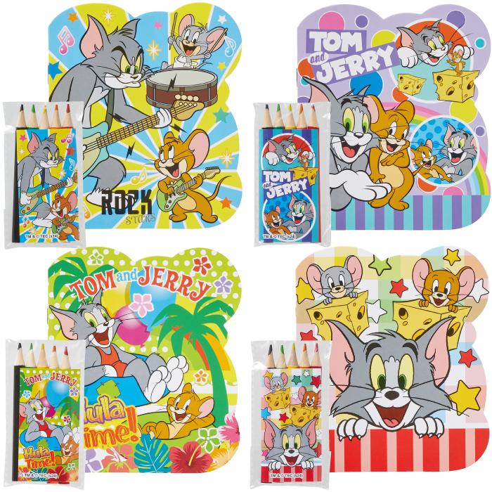 トム＆ジェリーぬりえセット キャラクター トム＆ジェリー ぬりえ