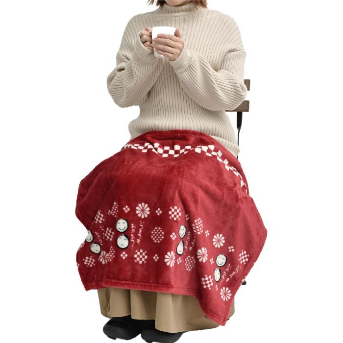 健康長寿 ふわふわひざ掛け 景品 粗品 プチギフト ノベルティ イベント