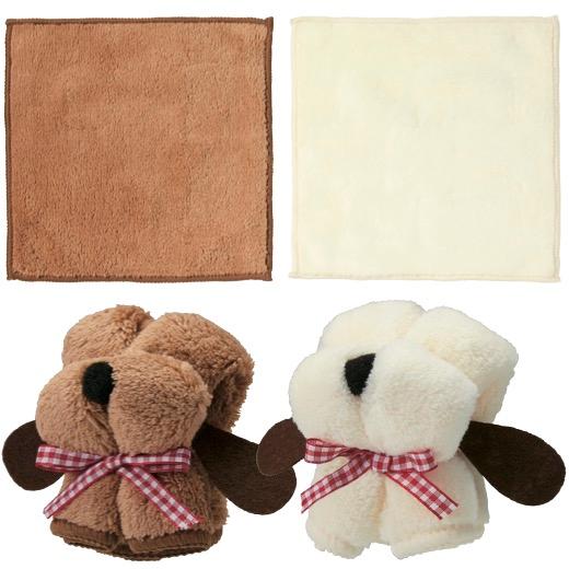 わんわんタオルハンカチ 粗品 おしゃれ プチギフト タオル 退職 子供会