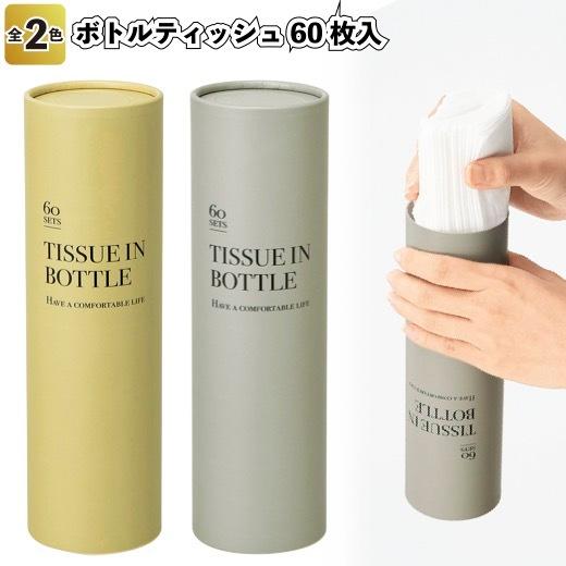 ボトルティッシュ60枚入 景品 粗品 ノベルティ 挨拶 ティッシュBOX