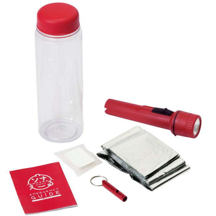 ソナえーる 防災ボトル6点セット 粗品 プチギフト 備蓄ボトル 防災