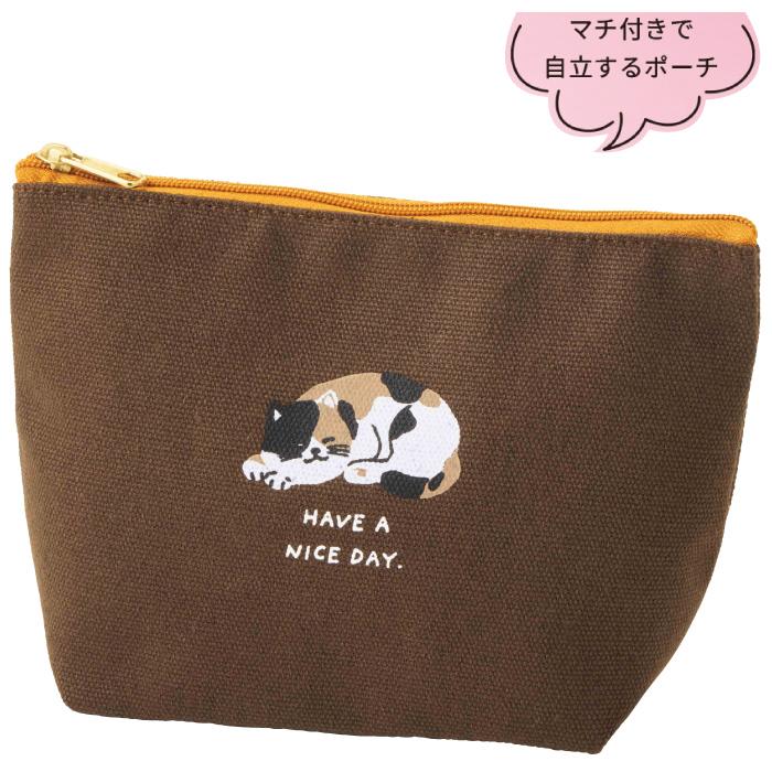 キャット タイム ポーチ ポーチ アニマル 猫 粗品 景品 プチギフト