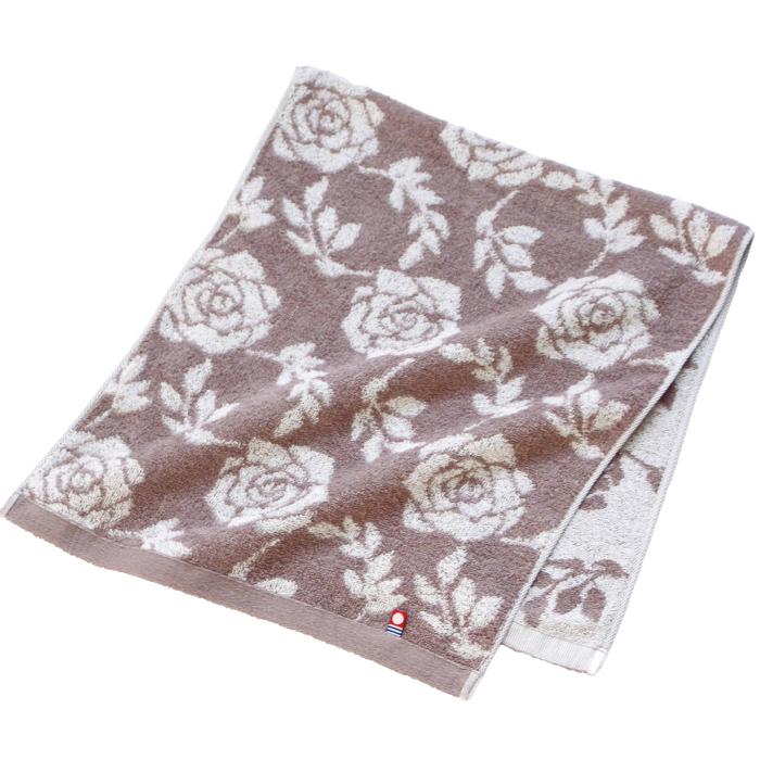 今治ビターローズ フェイスタオル 今治タオル 薔薇柄 フェイスタオル