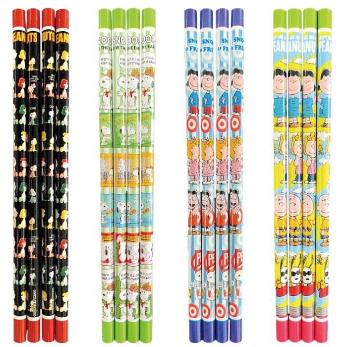 SNOOPY（スヌーピー） スヌーピーラブリー鉛筆4本セット 子供会 景品