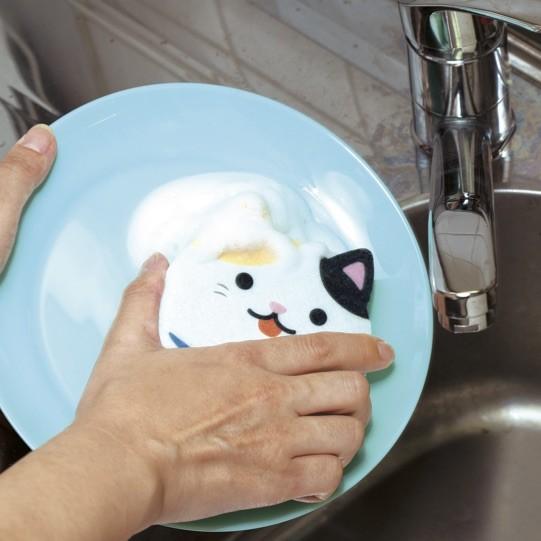 ニャンとかわいいキッチンスポンジ 景品 粗品 台所 プチギフト 挨拶周り 記念品 イベント 二次会 猫 キャット R 景品ストア 通販 Yahoo ショッピング