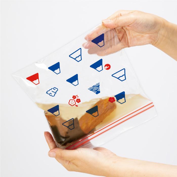 送料無料 ふじさんジッパーバッグ8枚入 90個セット 富士山