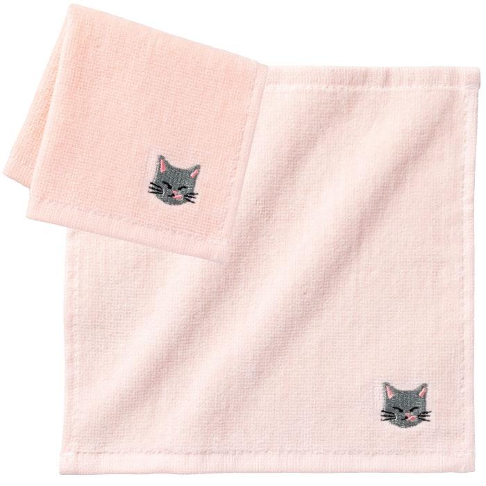 1個あたり105円送料無料 猫日和 刺繍タオル240個セット タオル