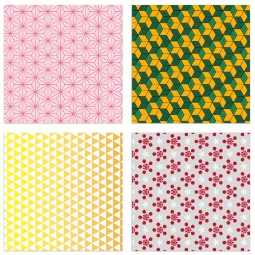 和柄カラフルおりがみアソート 景品 粗品 折り紙 文具 図工 麻柄 市松模様 Sy 3469 景品ストア 通販 Yahoo ショッピング