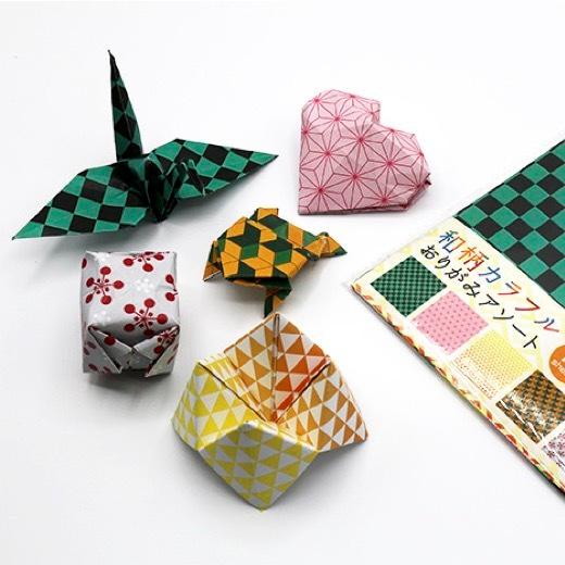 和柄カラフルおりがみアソート 景品 粗品 折り紙 文具 図工 麻柄 市松模様 Sy 3469 景品ストア 通販 Yahoo ショッピング