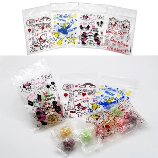 ディズニーチャック付きビニール袋20枚セット 景品 粗品 イベント お