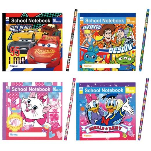 Disney（ディズニー） ディズニーオールスター学習帳えんぴつセット