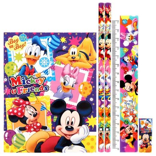 ディズニー　文房具　セット　まとめ売り Disney（ディズニー） ディズニーオールスター文具5点セット 文具