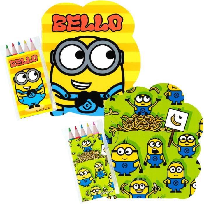 MINIONS（ミニオンズ） ミニオンズぬりえセット ぬり絵 文具 色塗り