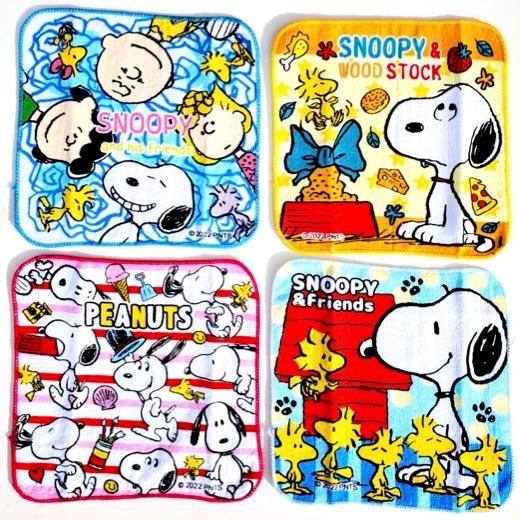 SNOOPY（スヌーピー） カラフルミニタオル 景品 粗品 ハンドタオル
