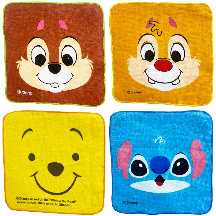 Disney ディズニーフェイスミニタオル ディズニー タオル