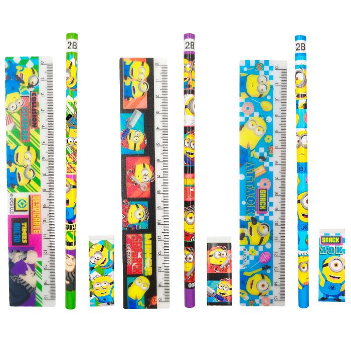 MINIONS（ミニオンズ） ミニオンズ3点文具セット 文具セット 景品 粗品