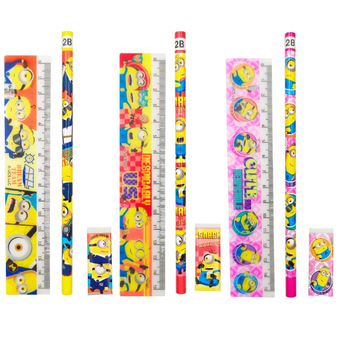 MINIONS（ミニオンズ） ミニオンズ3点文具セット 文具セット 景品 粗品