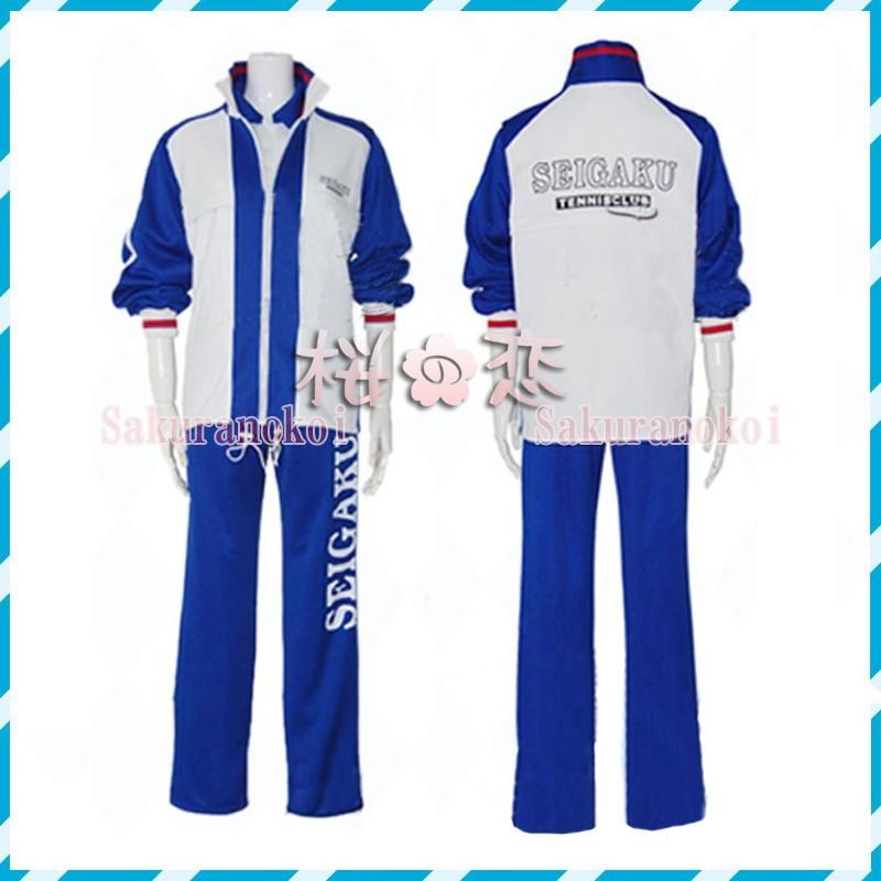 青学越前リョーマ コスチューム Cosplay 服コスプレ テニスの王子様 青学ジャージ冬ユニ2点 コスプレ衣装 C048a C048a 桜の恋 通販 Yahoo ショッピング