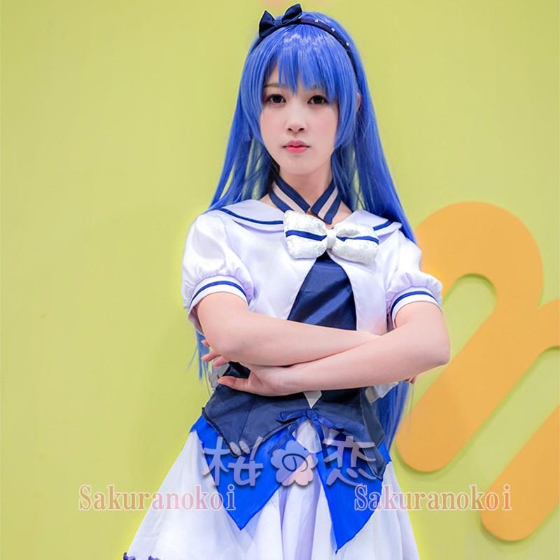 アイチュウ Pop N Star 風 神楽坂 ルナ 風 かぐらざか るな コスプレ衣装イベント コスチューム 変装 アニメ Hhc063 Hhc063 桜の恋 通販 Yahoo ショッピング
