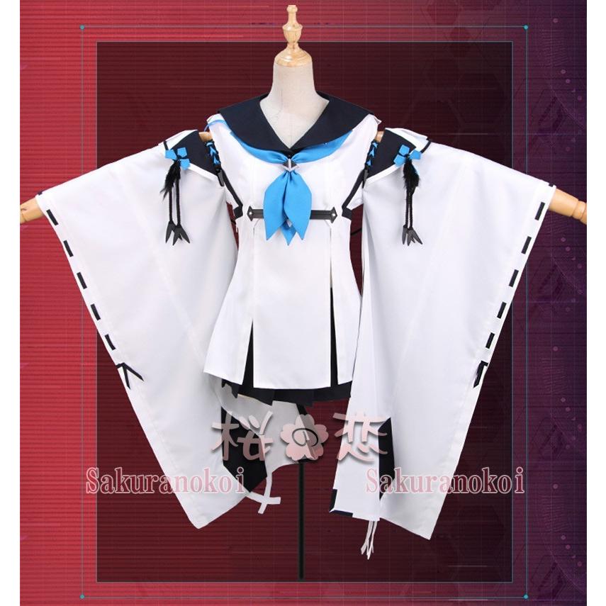 アズールレーン Azur Lane 風 江風 風 和服 戦闘服 かわかぜ コスプレ衣装 イベント パーティー コスチューム 変装hhc195 Hhc195 桜の恋 通販 Yahoo ショッピング