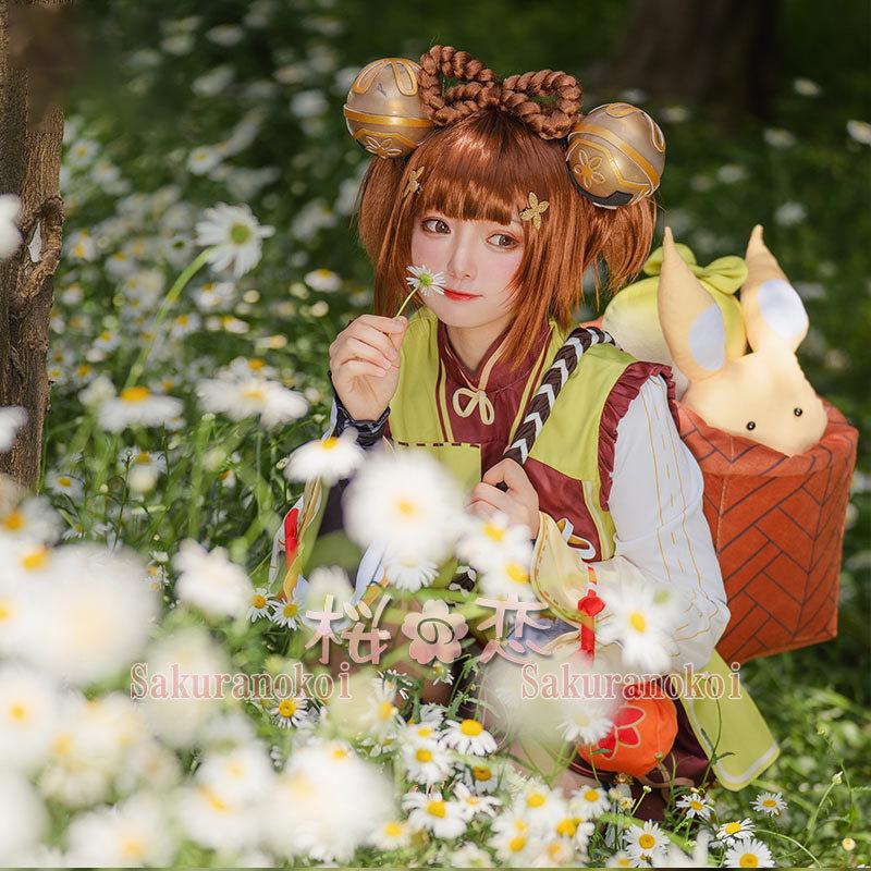 原神 げんしん genshin 瑶瑶 ヨォーヨ コスプレ 衣装 cosplay イベント パーティー コスチューム 変装 仮装 hs019