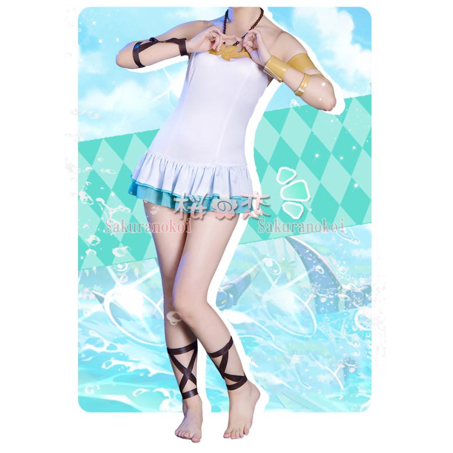 プリンセスコネクト Re Dive Princess Connect Re Dive コッコロ 水着 棗こころ 風 プリコネr Pcr コスプレ衣装 コスチューム Mg010 Mg010 桜の恋 通販 Yahoo ショッピング