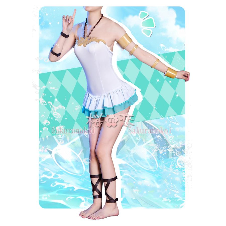 プリンセスコネクト Re Dive Princess Connect Re Dive コッコロ 水着 棗こころ 風 プリコネr Pcr コスプレ衣装 コスチューム Mg010 Mg010 桜の恋 通販 Yahoo ショッピング