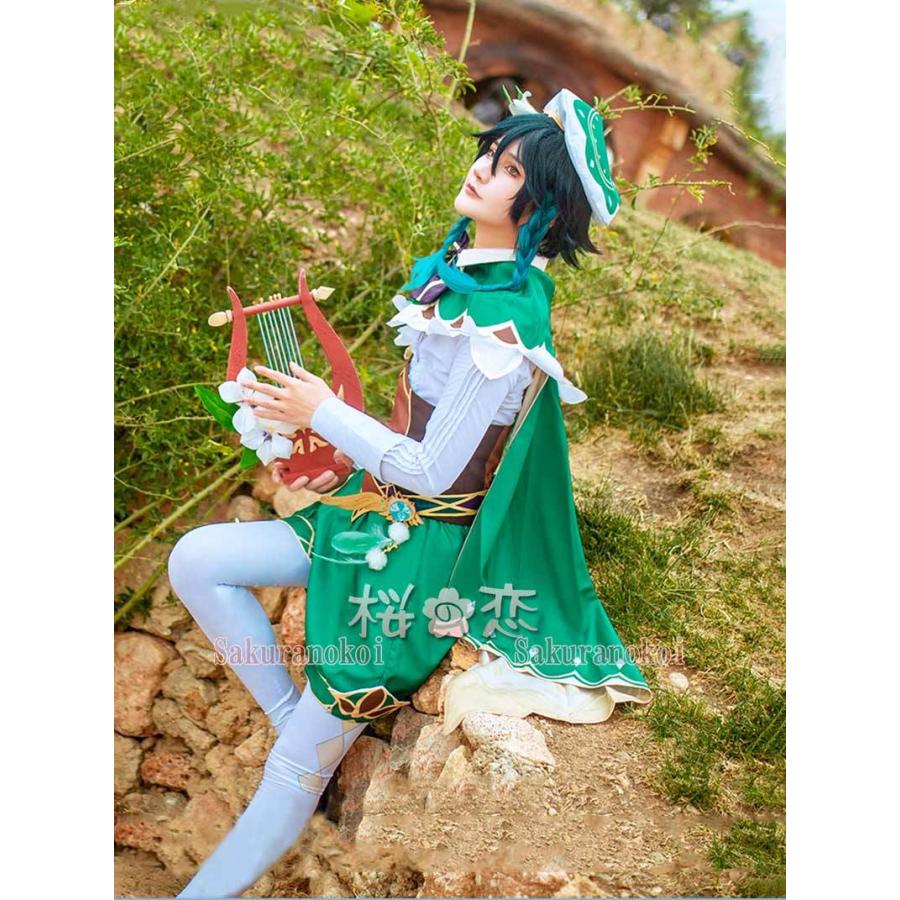 【爆買WEEK P10倍+11倍】原神 げんしん genshin ウェンティ コスプレ 衣装 cosplay イベント パーティー コスチューム 変装 仮装 mg023_2