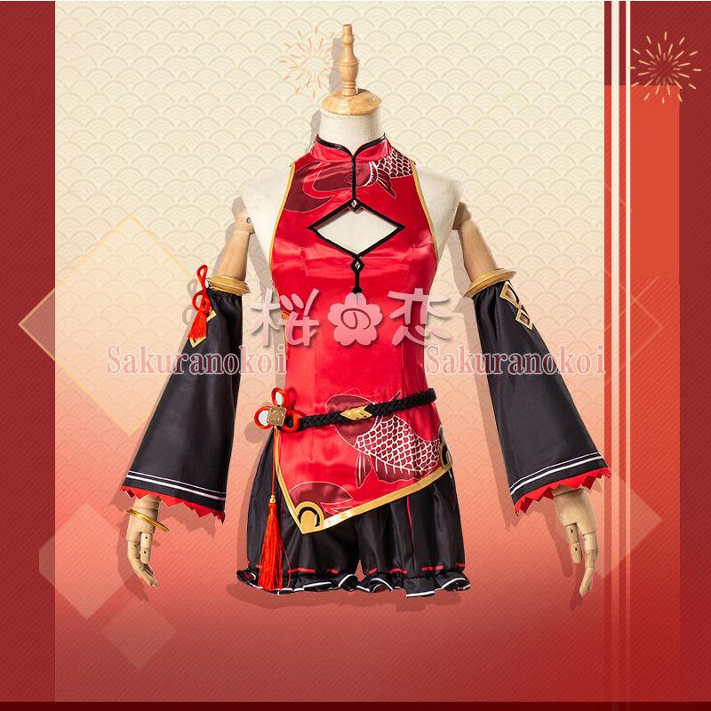 Bilibili 2233娘 19年 新年チャイナドレス コスプレ衣装 仮装 パーティー イベント Mg069 Mg069 桜の恋 通販 Yahoo ショッピング