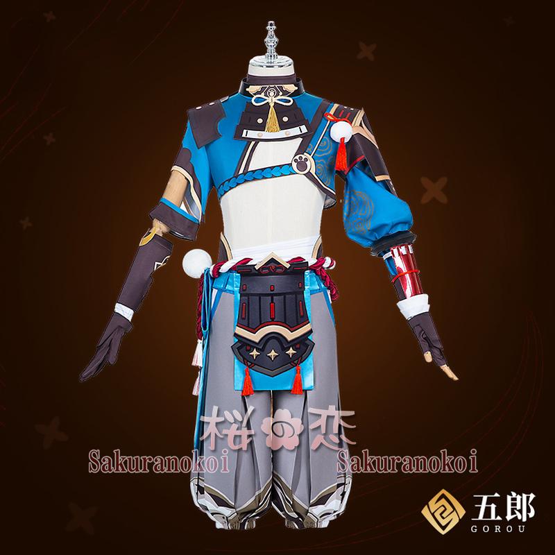 【爆買WEEK P10倍+11倍】原神 げんしん genshin 稲妻 ゴロー 五郎 コスプレ 衣装 cosplay イベント パーティー コスチューム 変装 仮装 mg121