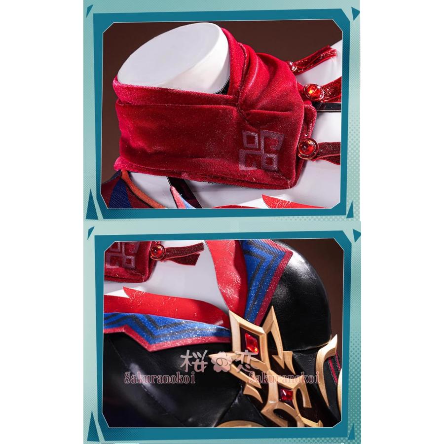 【爆買WEEK P10倍+11倍】原神 げんしん genshin チャスカ Chasca コスプレ 衣装 Mavuika 火神 cosplay イベント パーティー コスチューム 変装 仮装 mg203_3