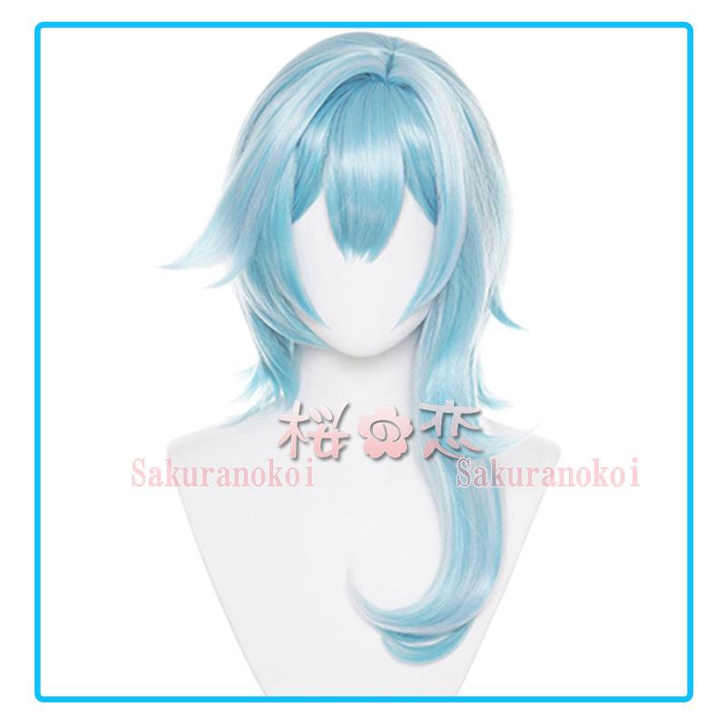 原神 げんしん Genshin 新作多数 Eula ユーラ エウルア コスプレ ウィッグ 仮装 Qw3252 イベント コスチューム 変装 パーティー Cosplay