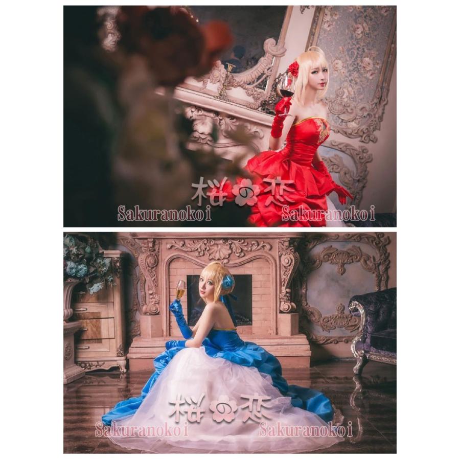 Fate Grand Order コスプレ Fate Zero Type Moon10周年記念 セイバー ドレス コスプレ衣装 Fgo 赤青タイプ選択可コスチュームtcs001 Tcs001 桜の恋 通販 Yahoo ショッピング