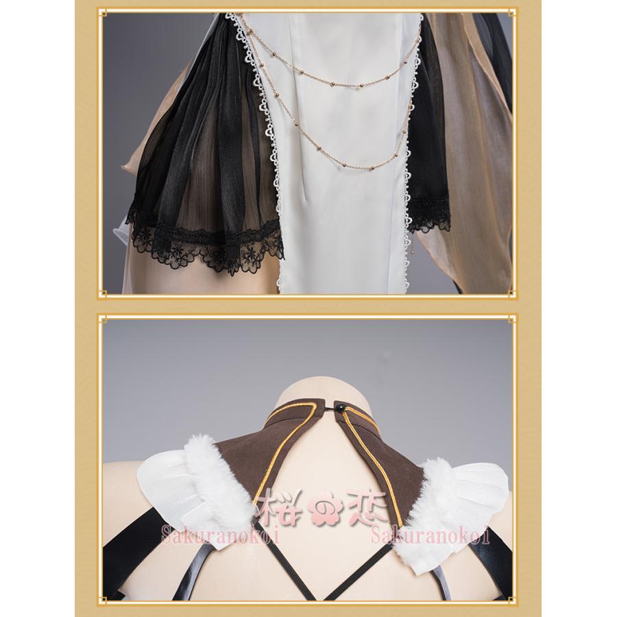 【爆買WEEK P10倍+11倍】原神 げんしん genshin 凝光 ぎょうこう メイド コスプレ 衣装 cosplay イベント パーティー コスチューム 変装 仮装 uw1640_13