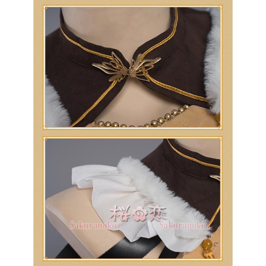 【爆買WEEK P10倍+11倍】原神 げんしん genshin 凝光 ぎょうこう メイド コスプレ 衣装 cosplay イベント パーティー コスチューム 変装 仮装 uw1640_7