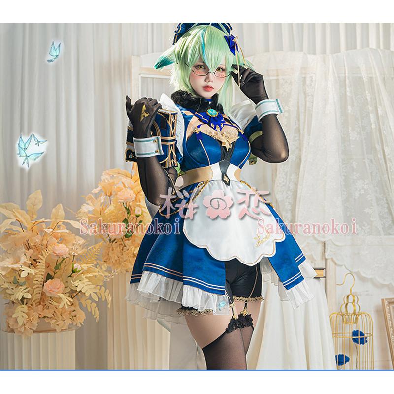 原神 げんしん genshin 砂糖 スクロース メイド コスプレ 衣装 cosplay イベント パーティー コスチューム 変装 仮装 uw1641  : uw1641 : 桜の恋 - 通販 - Yahoo!ショッピング