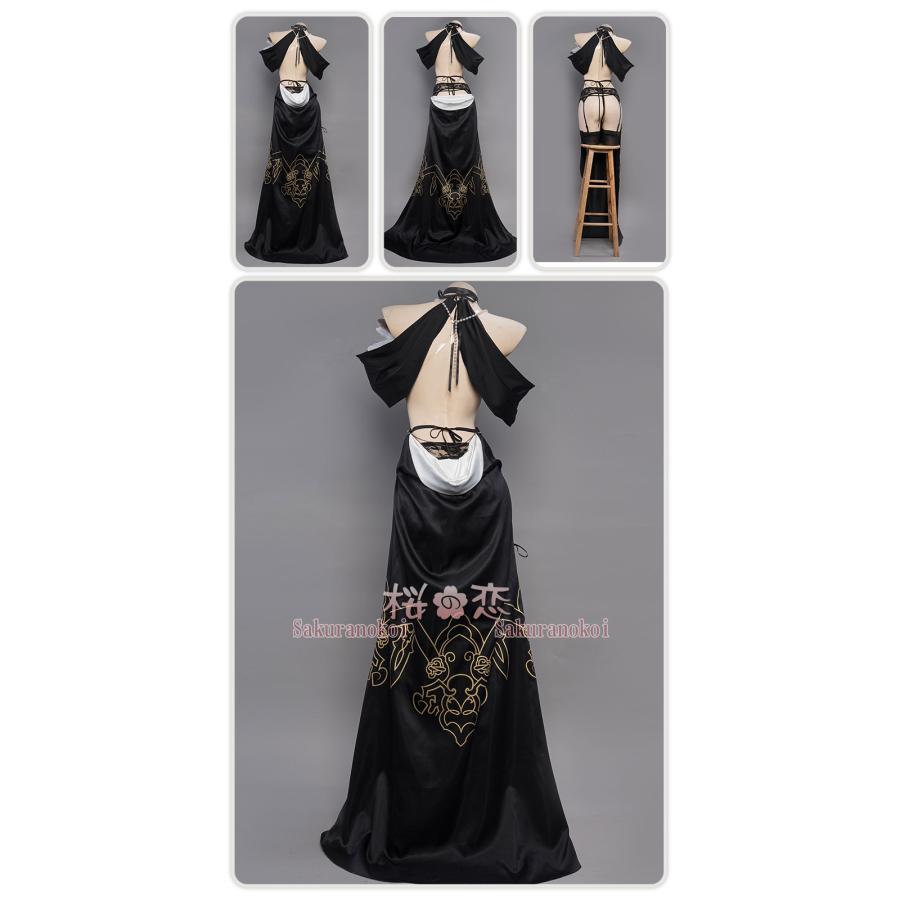 ニーア オートマタ コスプレ衣装 NieR Automata 2Bチャイナ ニーア オートマタ コスプレ衣装 NieR Automata 2Bチャイナ