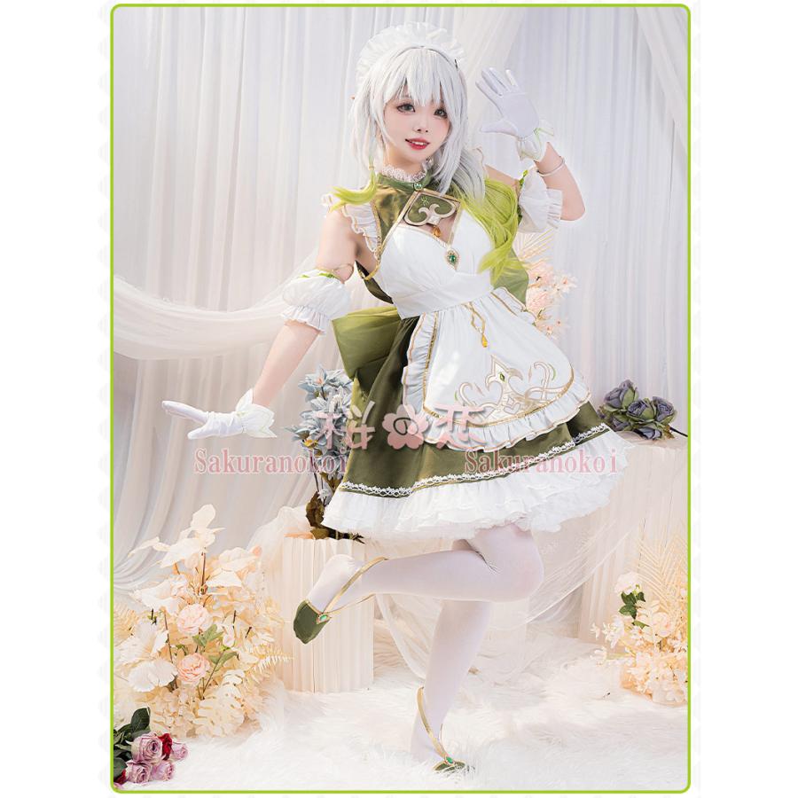 原神 げんしん genshin Nahida ナヒーダ メイド コスプレ衣装 原神 げんしん genshin Nahida ナヒーダ メイド コスプレ衣装