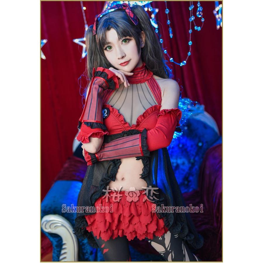 Fate Grand Order コスプレ Fate Extra Ccc 遠坂凛 風 月の女王 コスプレ衣装 Fgo フェイトエスクトラ 演出服 アニメuw479 Uw479 桜の恋 通販 Yahoo ショッピング
