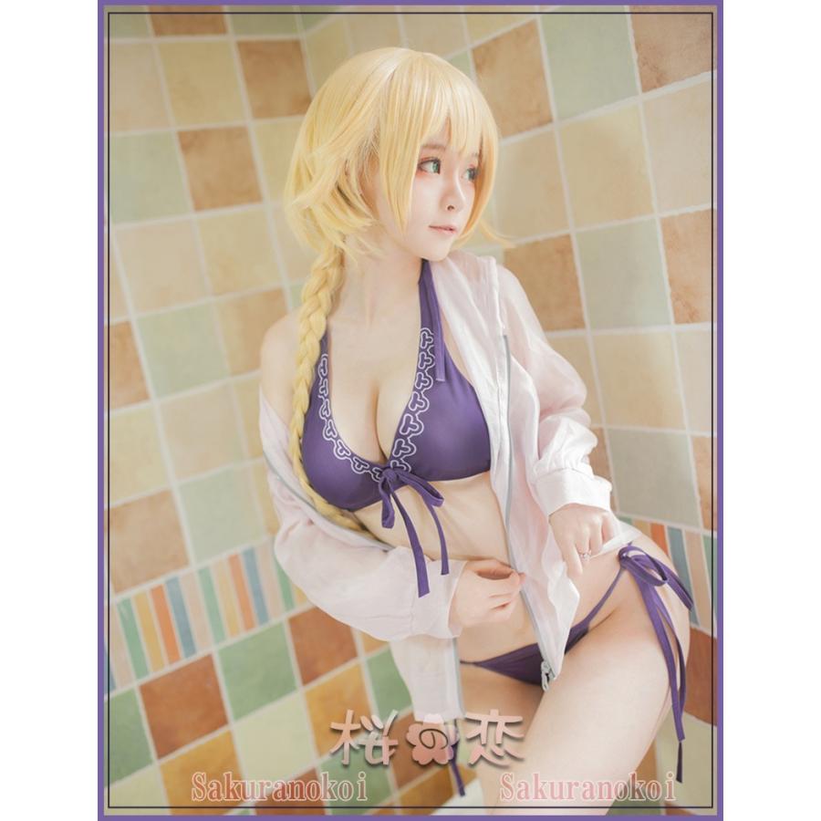 Fate Grand Order コスプレ ジャンヌ ダルク 風 水着 コスプレ衣装 Fgo フェイト グランドオーダー コスチュームuw550 Uw550 桜の恋 通販 Yahoo ショッピング