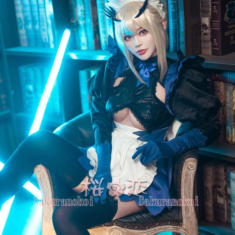 Fate Grand Order コスプレ Saber メイド コスプレ衣装 Fgo コスチューム コミケ 仮装 Uw663 Uw663 桜の恋 通販 Yahoo ショッピング