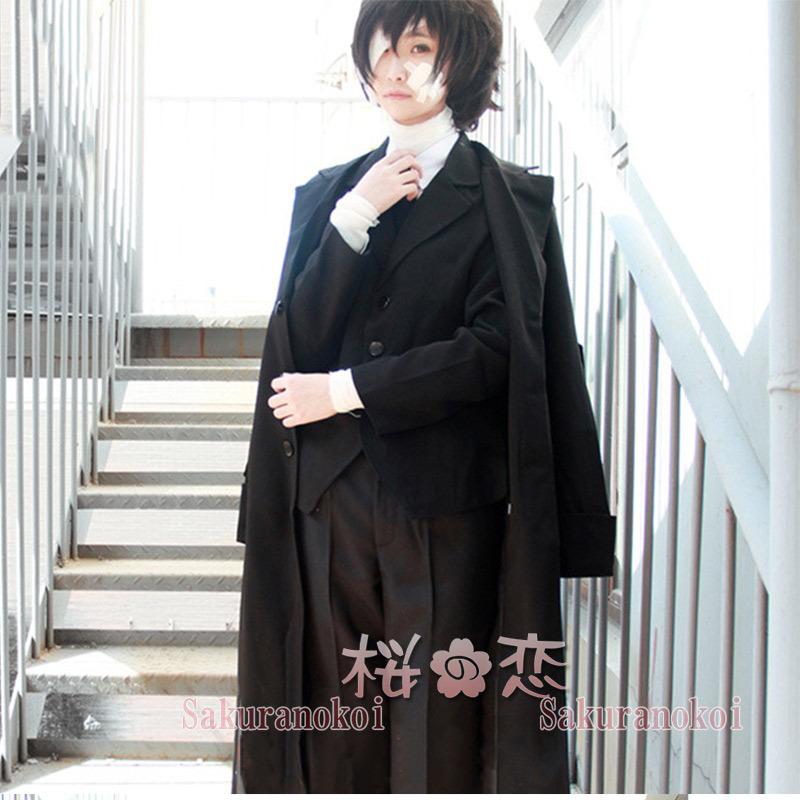 文豪ストレイドッグス コスプレ衣装 太宰治 風 だざいおさむ ハロウィン Cosplay アニメ イベント パーティー Xy064 Xy064 桜の恋 通販 Yahoo ショッピング