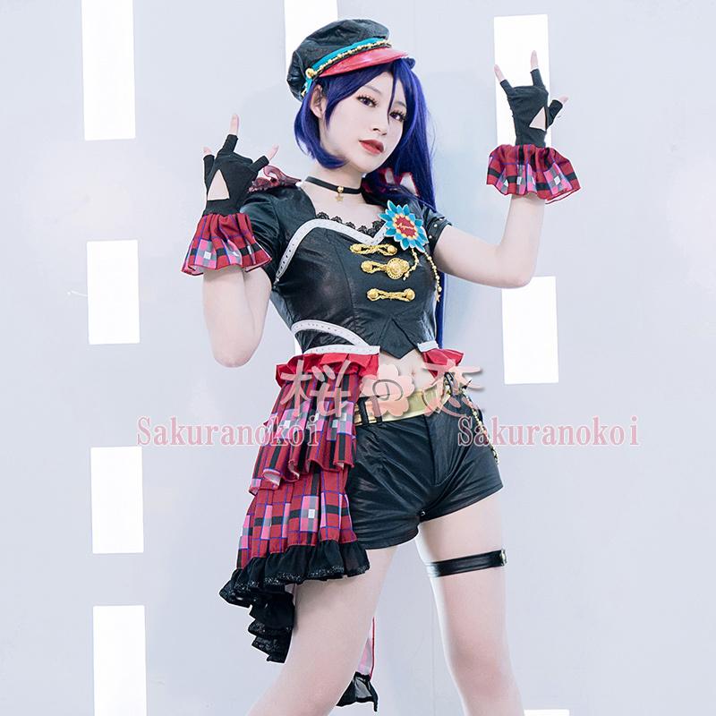 ラブライブ サンシャイン Aqours サンシャイン コスプレ 衣装 Lovelive Sunshine 松浦果南 風 サンシャイン Challenger コスチューム Wake Y2873 Challenger Up 覚醒後 浦の星女学院風 コミケy2873 桜の恋 福袋特集 の