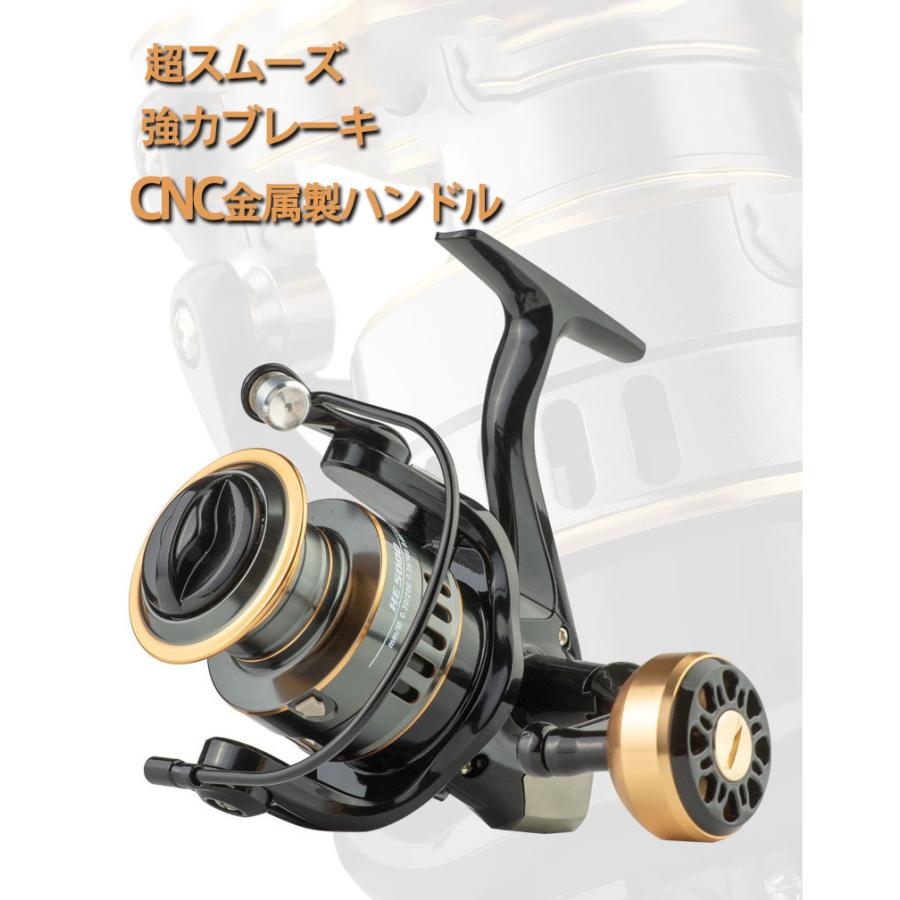 スピニングリール 淡水釣り 海釣りギア比5.2:1 最大ドラグ力10KG スピニングリール 淡水釣り 海釣りギア比5.2:1 最大ドラグ力10KG
