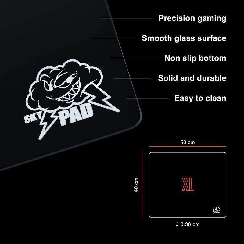 SkyPAD 3.0 XL ゲーミングガラスマウスパッド ロゴバージョン SkyPAD 3.0 XL ゲーミングガラスマウスパッド ロゴバージョン