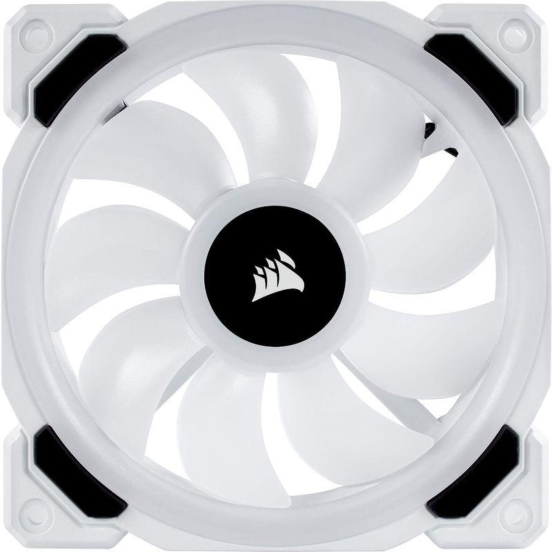Corsair LL120 RGB -White- Triple Pack PCケースファン 12cm Corsair LL120 RGB -White- Triple Pack PCケースファン 12cm