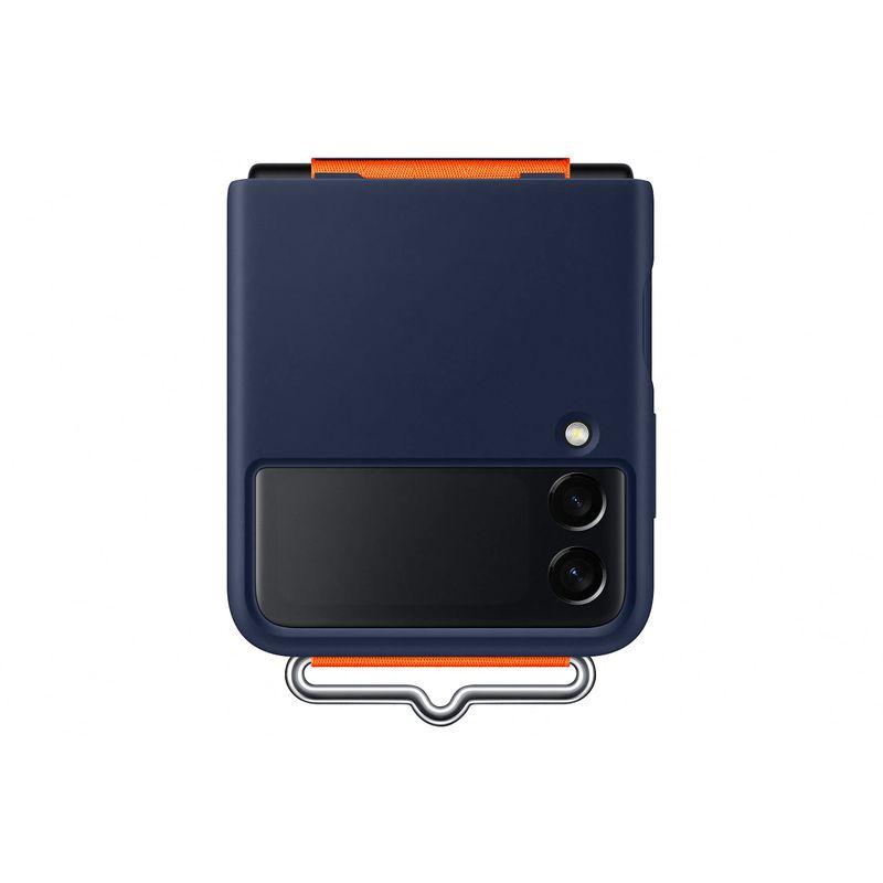 Samsung Electronics Galaxy Z Flip3 シリコンカバー ストラップ付き