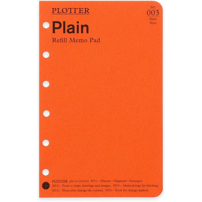 ミニ6穴サイズ PLOTTER/プロッター Plain（無地）メモパッド システム手帳リフィル 77｜sakuranokomichi｜04