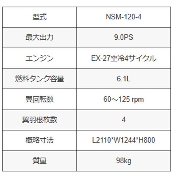 友定建機 友定建機 NSM-120-4 ハンドトロウェル (低重心タイプ 友定建機 友定建機 NSM-120-4 ハンドトロウェル (低重心タイプ