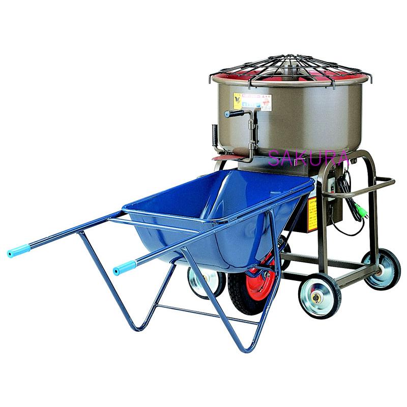 マゼラー PM-23GH 鉄製ミキサー（モルタルミキサー） 混合量 75L